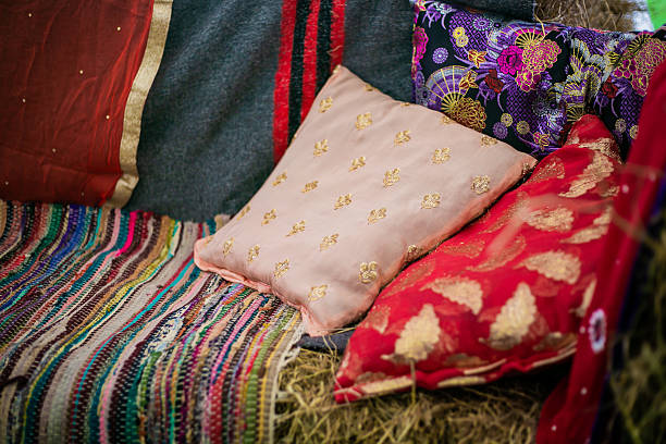 istock Indian traditional wedding ceremony interiors and decorations 2240891407