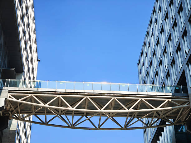 The sky bridge between the two buildings