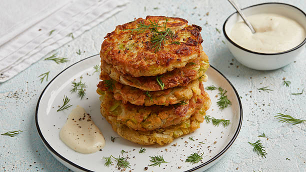 istock Rice fritters with horseradish dip 2240911756