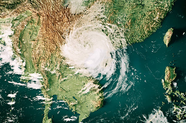 istock Typhoon Matmo 20251006 Cloud Map Vietnam 3D Render Color 2240917874