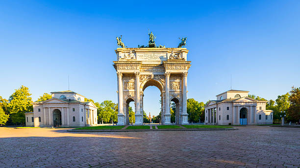 istock Arch of Peace in Milan 2240922385