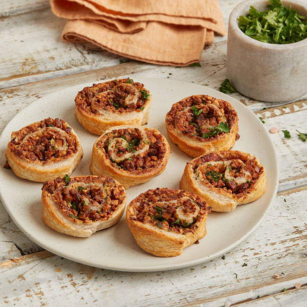 istock Puff pastry with smoked tofu 2240924272