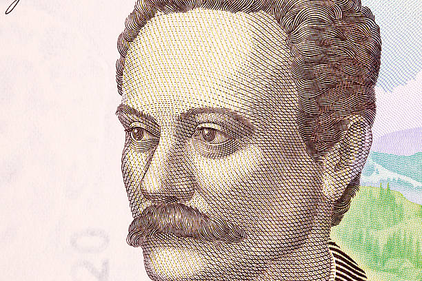 istock Ivan Franko a closeup portrait from Ukrainian money 2240926157