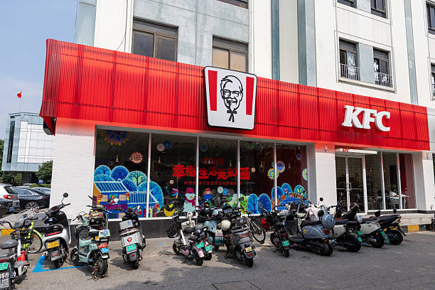 Tokyo, Japan, May 2, 2019, KFC (kentucky fried chicken) store at Ueno, Tokyo. This brand is the fast food chain store.
