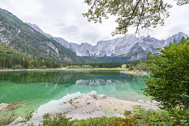 istock Mountain Lake with Clear Water and Forest 2240930453