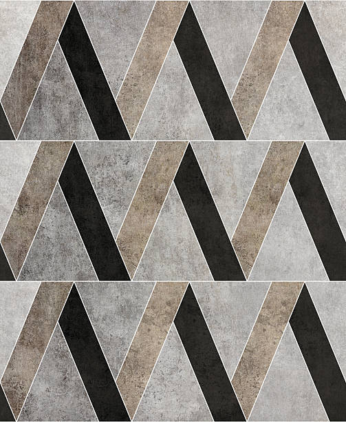 istock Geometric, pattern, created, from, elements, of, natural, textures, wood, marble, concrete, stone, terrazzo, cement. 2240934335
