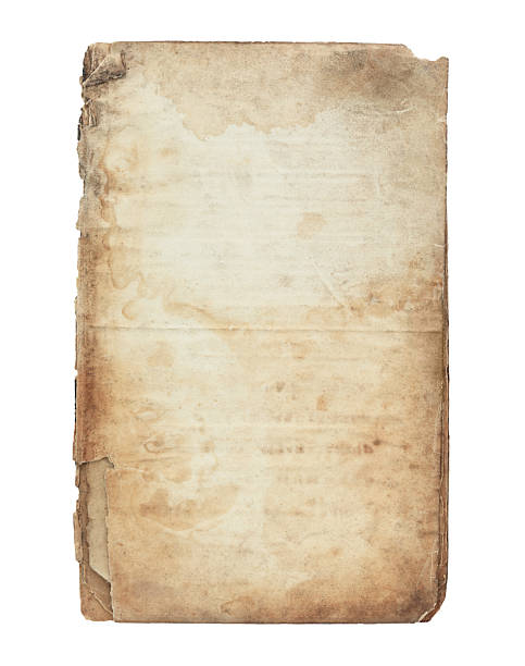 istock Old vintage ancient paper sheet with textured surface, isolated on transparent background 2240941533