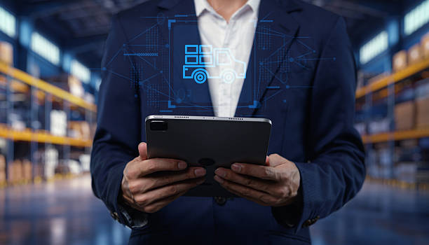 istock Digital Logistics Management in Supply Chain Sector 2240942288