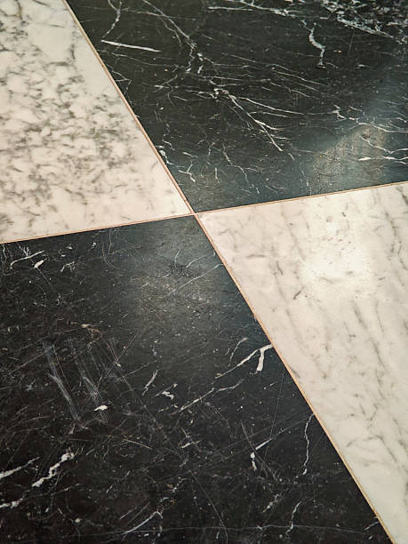 istock Architectural detail of marble tiled floor 2240956700