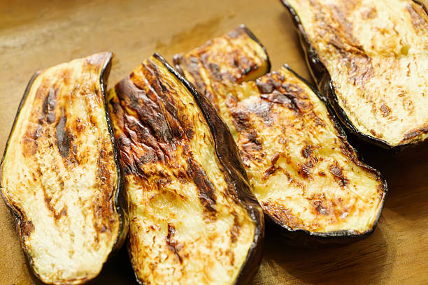 istock Grilled fresh eggplant, a Japanese autumn delicacy 2240958207