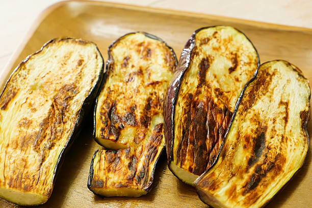 istock Grilled fresh eggplant, a Japanese autumn delicacy 2240958245