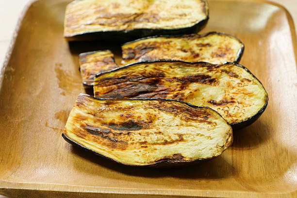 istock Grilled fresh eggplant, a Japanese autumn delicacy 2240958315