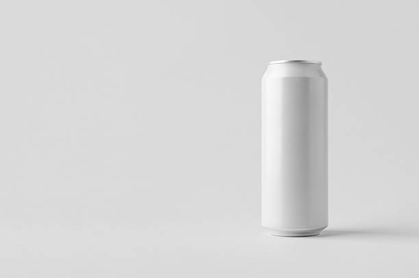 istock White large tall beer or soda aluminum can mockup. 2240960958