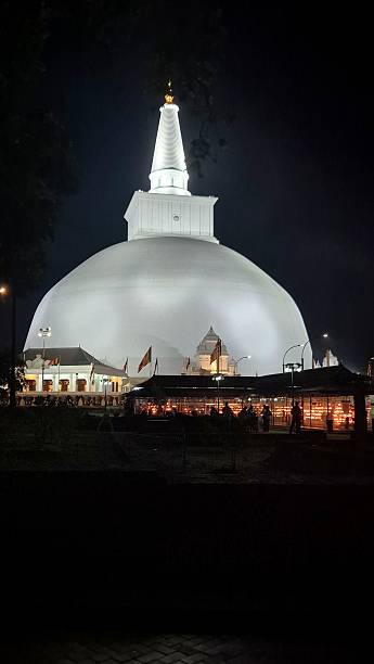 istock stupa in night in Anuradhapura 2240962913