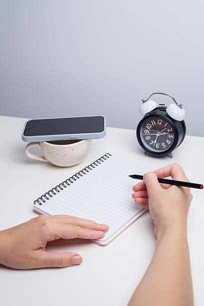 istock Day off - workplace message in the office. Concept of absence from work and day off 2240980791