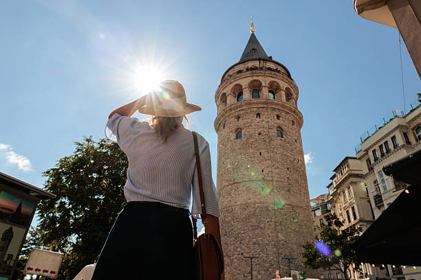 istock Woman Exploring Istanbul Near Galata Tower 2240980990