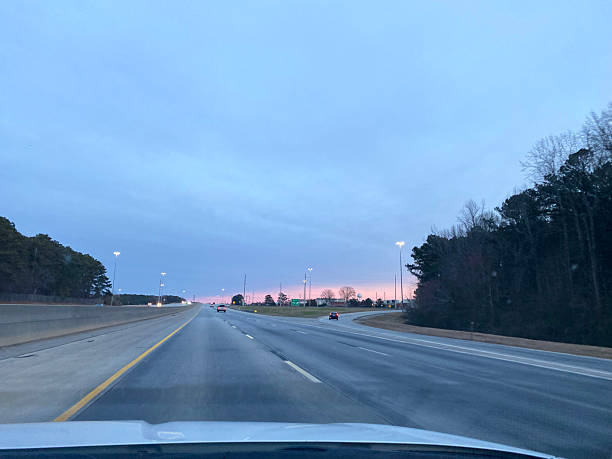 istock Winter Highway at Dawn, Georgia 2240984664