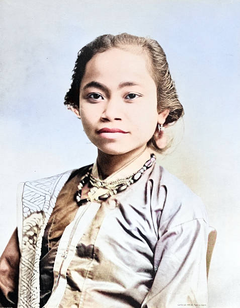 istock Portrait of common people from 1894: Toajong, Soendanese Javanese 2240987421