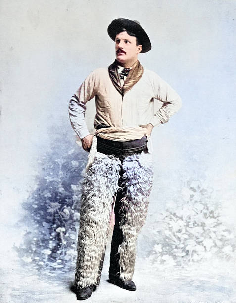 Portrait of common people from 1894: Harry Shanton, American Cowboy