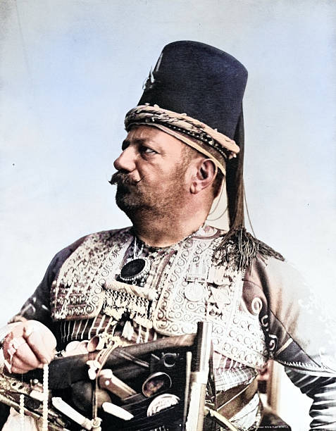 istock Portrait of common people from 1894: Bachibonzouk, Greek 2240987830
