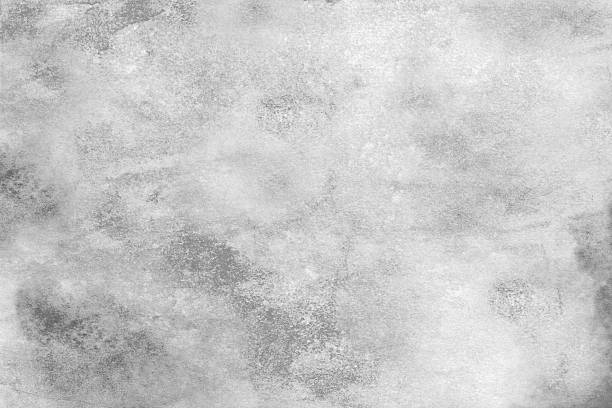 istock Black white light gray abstract watercolor pattern. Grunge art background. Paper brush stain. Rough dirty distressed. Blank empty template design. 2240991312