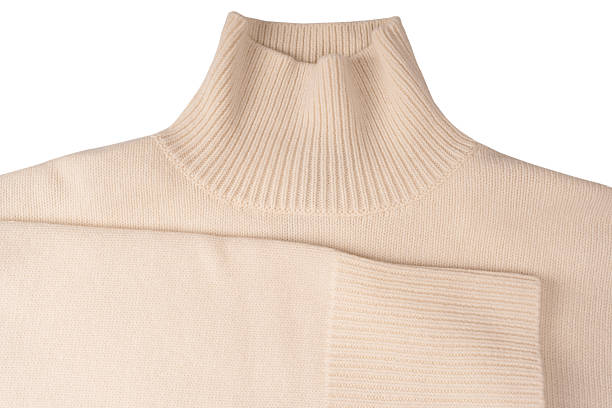 istock Soft milky color merino wool sweater isolated on a white background. 2241004608