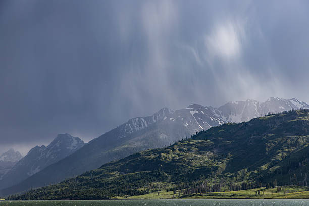 Jackson Wyoming in a storm