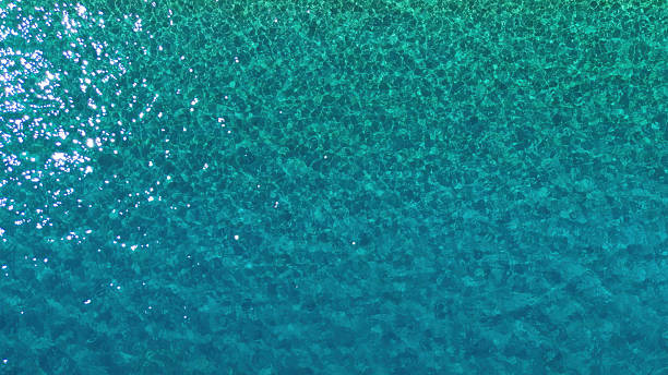 istock Top-Down Drone View of Clear Sea and Natural Patterns 2241005522