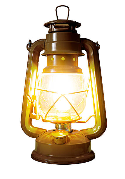 istock Vintage oil lantern glowing light transparent background 2241011553