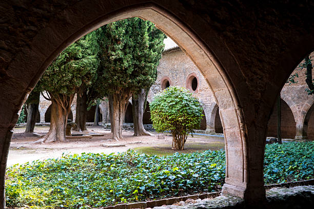 Architecture, nature, and history. Santes Creus Monastery. Tarragona