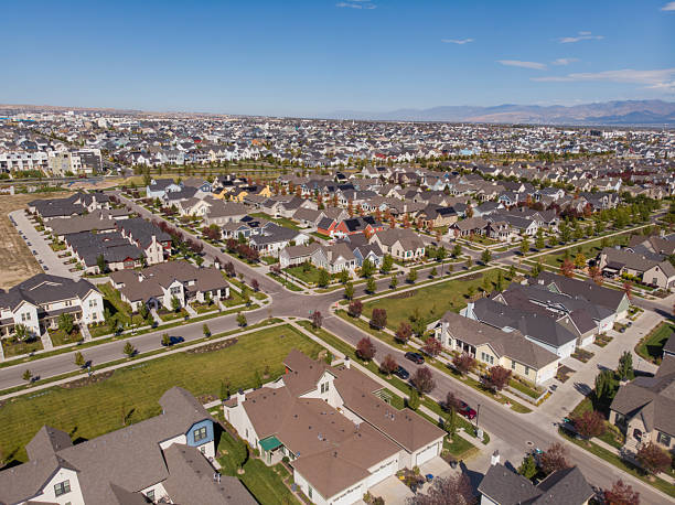 istock Planned community. Residential layout in Daybreak, South Jordan, UT. 2241017750