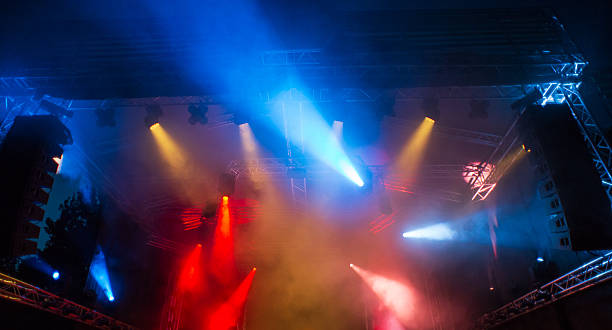 istock Stage lights on the summer night concert 2241020638