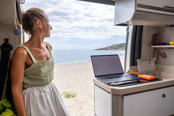 istock Vanlife by the Sea: Slow Mornings, Ocean Breezes, and Endless Horizons 2241032803