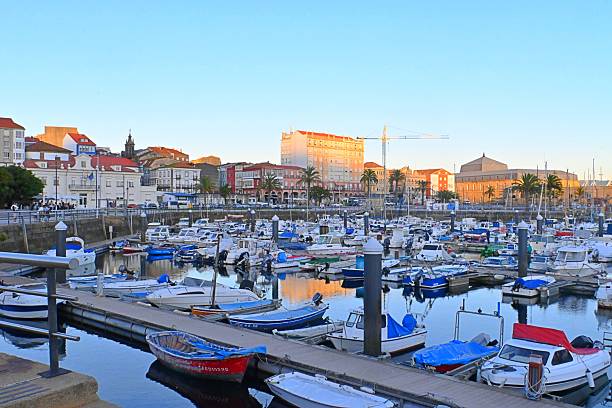 Santa Luzia port doch fishing boats in Tavira Algarve of Portugal