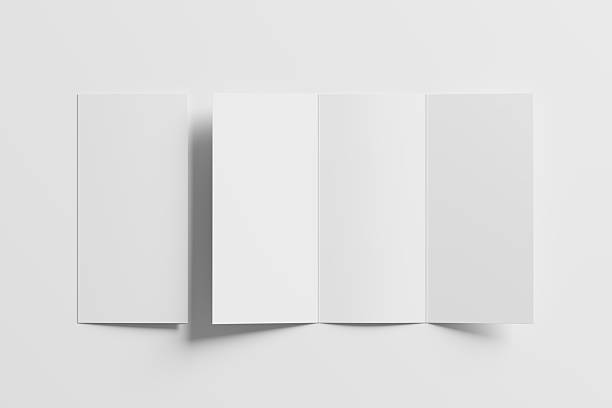 istock A4 Trifold Brochure White Blank 3D Rendering Mockup 2241049177