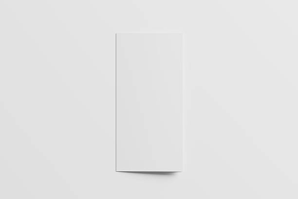 istock A4 Trifold Brochure White Blank 3D Rendering Mockup 2241049180