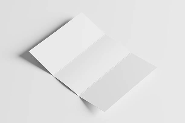 istock A4 Trifold Brochure White Blank 3D Rendering Mockup 2241049225