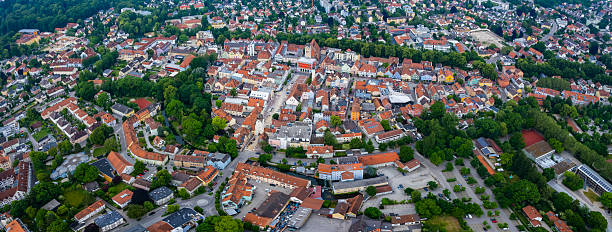 istock Aerial view around the city Erding 2241050236