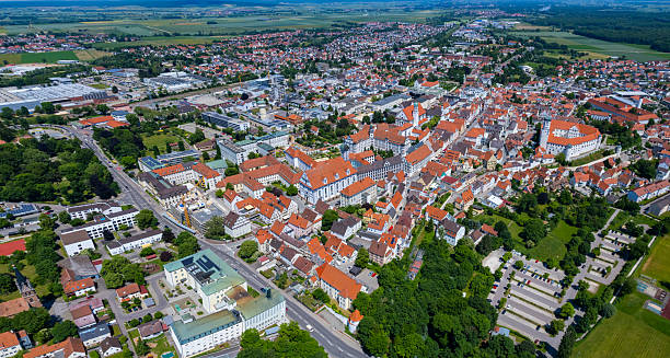 istock Aerial view around the city Dillingen 2241052490
