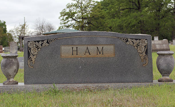 istock Ham on Headstone Death of Ham Concept 2241069250