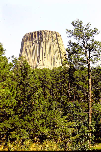 Devils Tower in Wyoming – Vintage Slide Scan