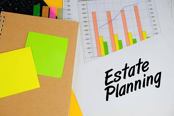 istock estate planning text on the work desk with graph and notepad as a financial concept 2241082751