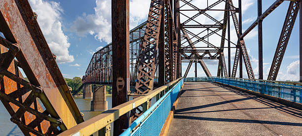 istock Panoramic view of the Chain of Rocks Bridge 2241087636