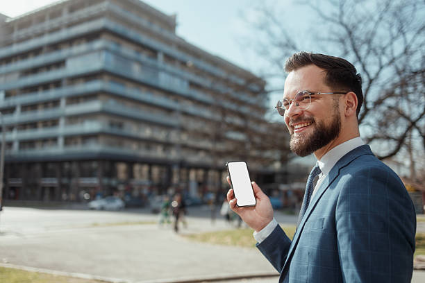 istock Businessman Showing Smartphone Screen 2241096133