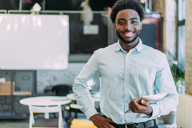 istock Confident businessman in modern office. 2241096272