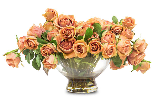 Flowers roses in a vase