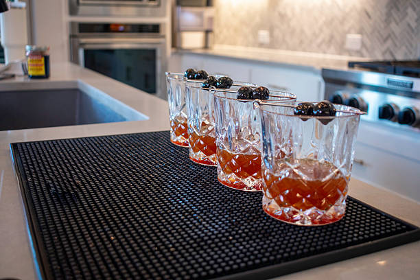 istock four finished cocktails sit on a domestic kitchen counter 2241100334