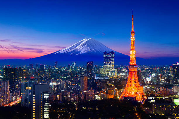 istock Tokyo Tower with Mt. Fuji in the Background 2241115957