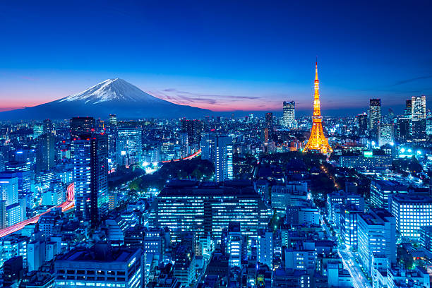 istock Tokyo Tower with Mt. Fuji in the Background 2241116381