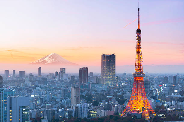 istock Tokyo Tower with Mt. Fuji in the Background 2241121008